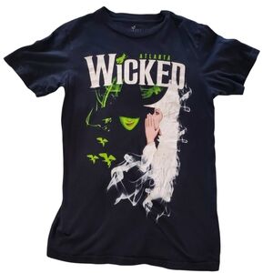 Wicked Broadway Musical T-Shirt Black SMALL Green For Good Organic Cotton Womens